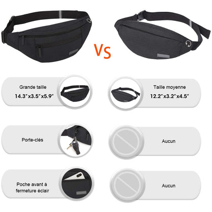 Grand Sac de Ceinture avec Pochette Banane