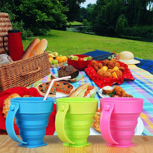Tasse Portative De Voyage En Silicone Pliable