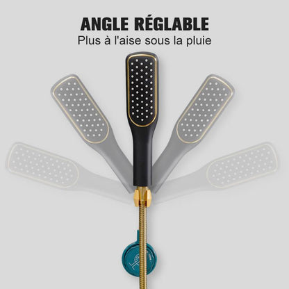 Support de pomme de douche sans poinçonnage