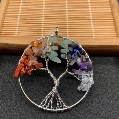 Pendentif Arbre de Vie en Cristal