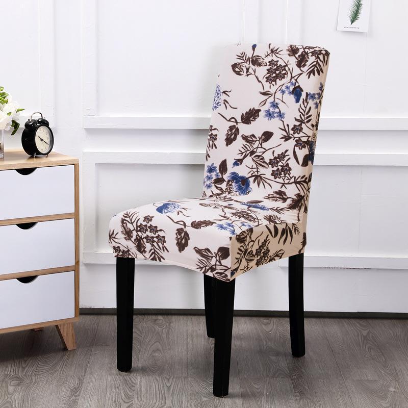 Housse de chaise multicolore en spandex
