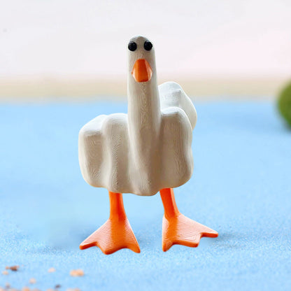 🦆Ornement de canard en forme de majeur🦆
