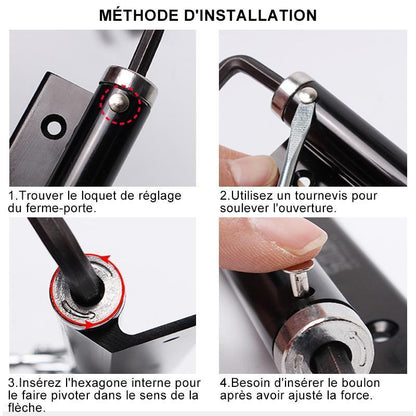 Charnière à fermeture automatique de porte
