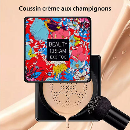 🌸Crème CC Correcteur Avec Pinceau de Champignon