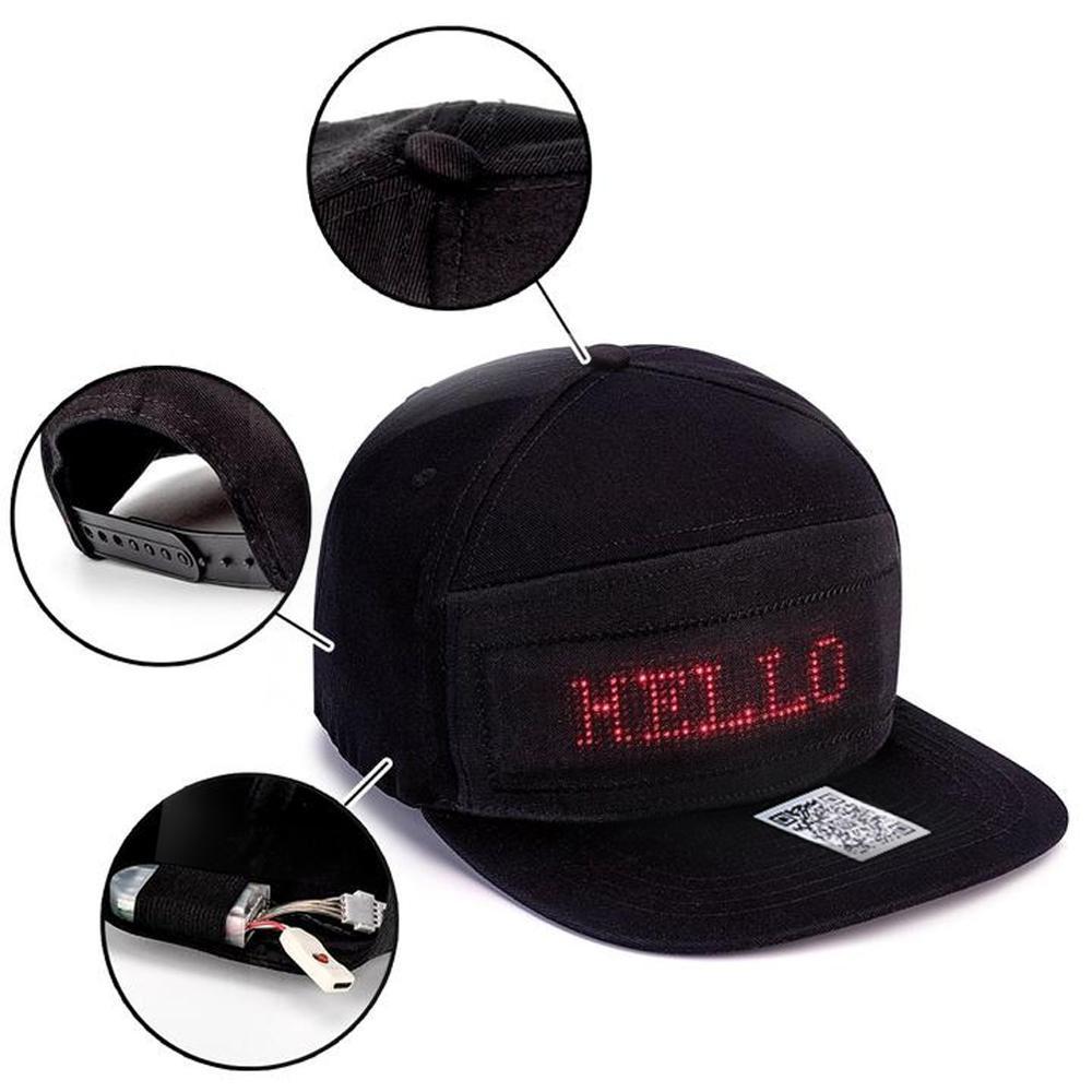 Chapeau DIY d'affichage à LED