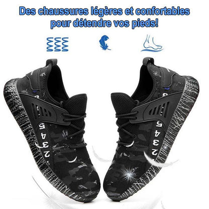 Chaussures de Sécurité Respirantes Camouflées
