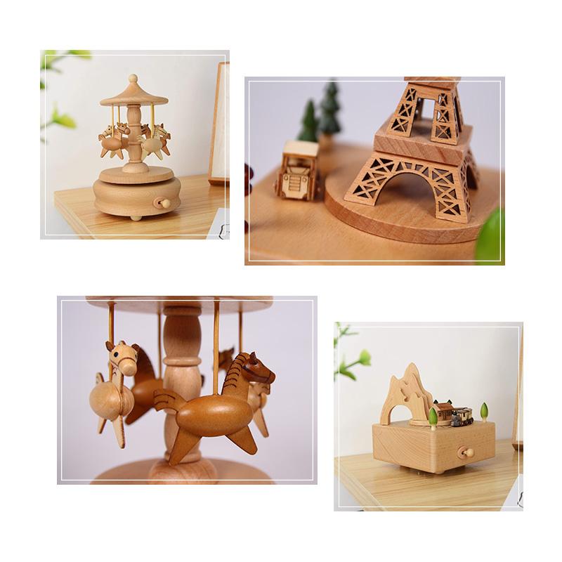 🎵Boîte à musique en bois pour enfants ou amis🌠