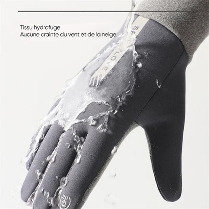 Gants imperméables antidérapants résistants au froid pour écran tactile