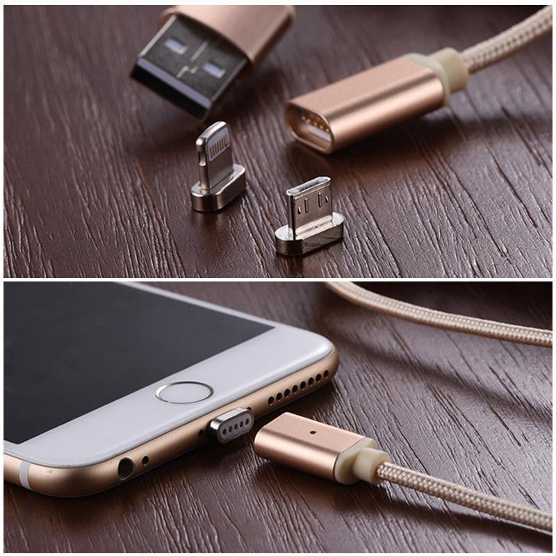Câble de Charge Magnétique pour iPhone, Android et Type C