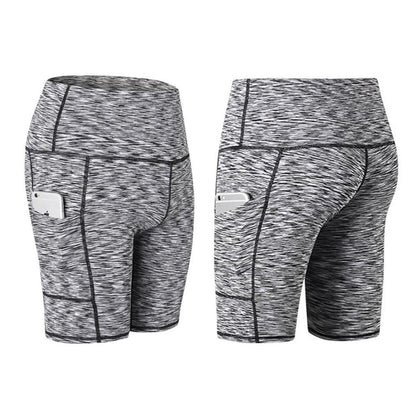 Short De Sport Taille Haute pour Femmes