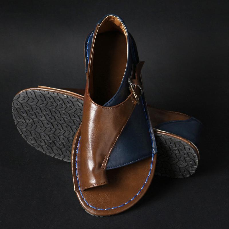 Sandales Cuir Femmes Plates