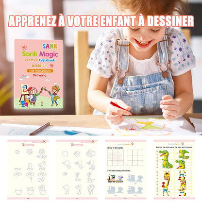 👨‍👶‍👦Cahier d'Exercice d'Écriture pour Enfant d'Âge Préscolaire