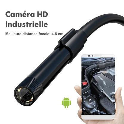 🔥Caméra d'Endoscope WiFi Semi-rigide à Mise au Point Automatique