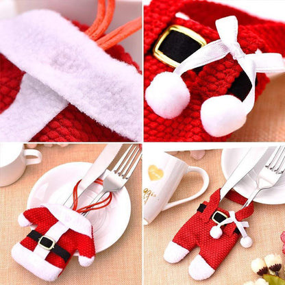 Costume de Père Noël de Porte-Couverts Décoration