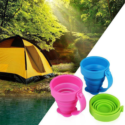 Tasse Portative De Voyage En Silicone Pliable