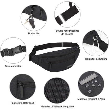 Grand Sac de Ceinture avec Pochette Banane