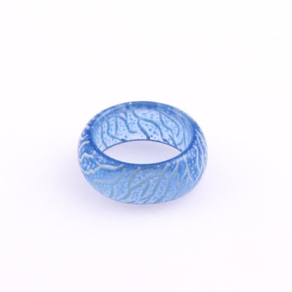 Bague Lumineuse Colorée en Résine