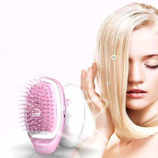 Brosse à Cheveux Portable Avec Fonction Ionique