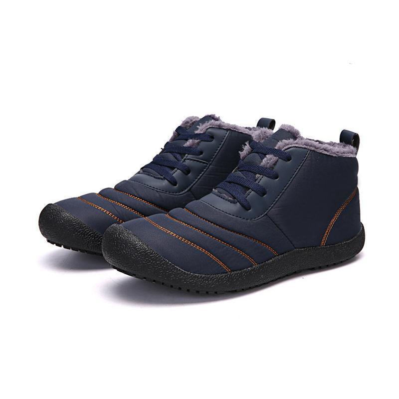 Bottines de Neige Antidérapantes Doublées Chaudes Hiver