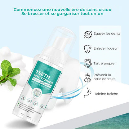 dentifrice mousse blanchissant