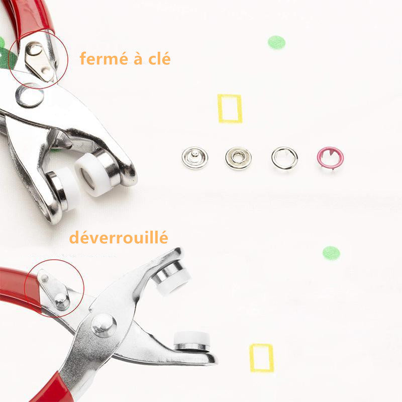 🧵Kit de boutons-pression en métal