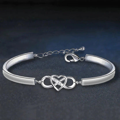 Rappelez-vous Toujours que Je t'aime Maman Bracelet Coeur d'amour pour Toujours