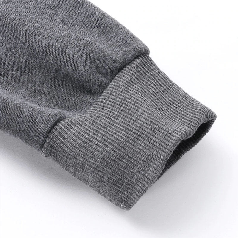 Manteau long à capuche unisexe à manches longues