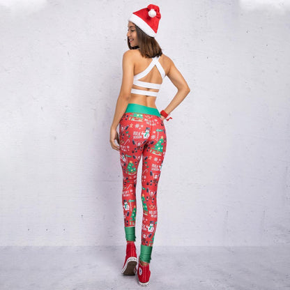 Pantalon à rayures de Noël