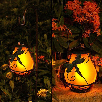 Lumière de Jardin Solaire Enflammée Délicate