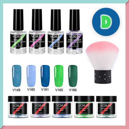 Kit de poudre pour tremper les ongles