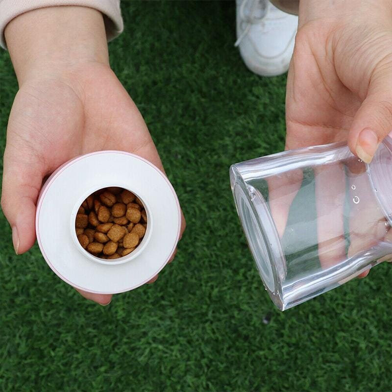 Bouteille d’eau et de nourriture portable pour animaux de compagnie