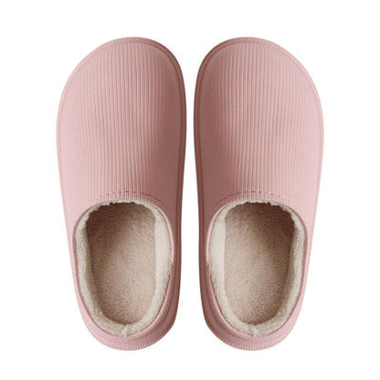 Chaussons d'hiver unisexe imperméables et chauds