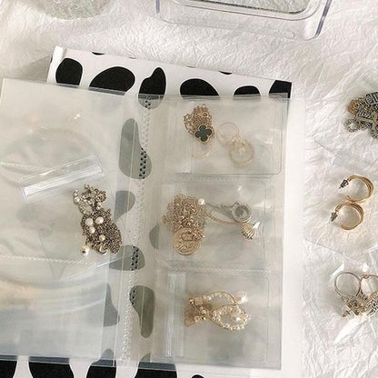 🎁Sac de Rangement Pour Album à Bijoux Transparent Simple