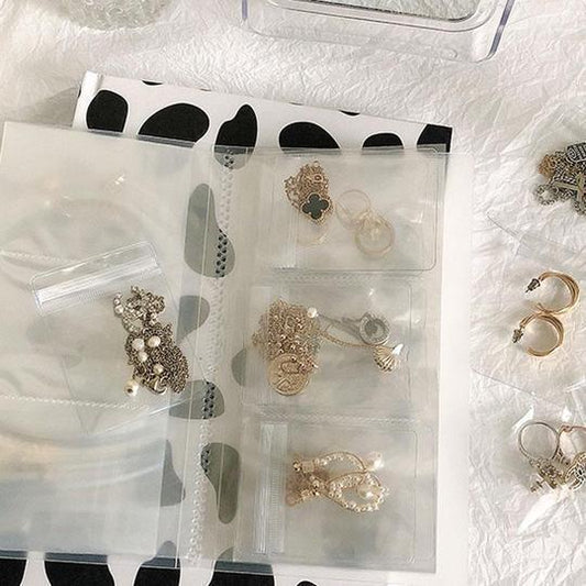 🎁Sac de Rangement Pour Album à Bijoux Transparent Simple