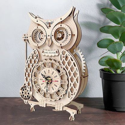 Ensemble de puzzle de modèle mécanique en bois super
