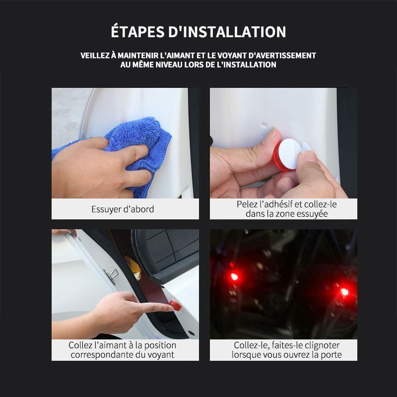 Voyant d’Avertissement pour la Porte de Voiture (2 Pièce)