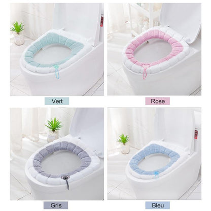 Housse de Siège de Toilette en Peluche