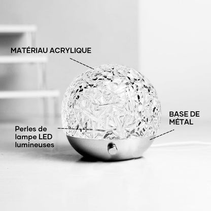 Lampe d'ambiance à projection dynamique de vagues d'eau