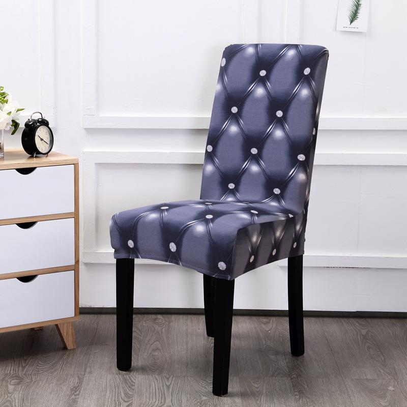 Housse de chaise multicolore en spandex