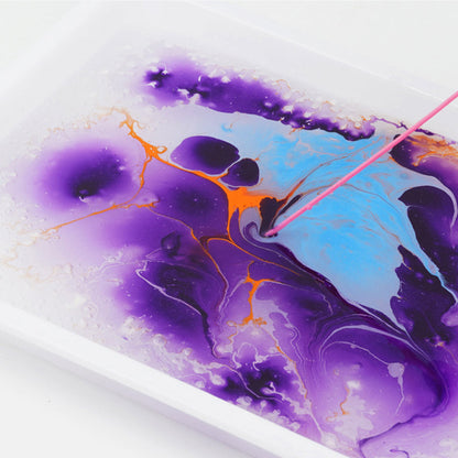 Kit d'Art de Peinture Marbrée à L'eau