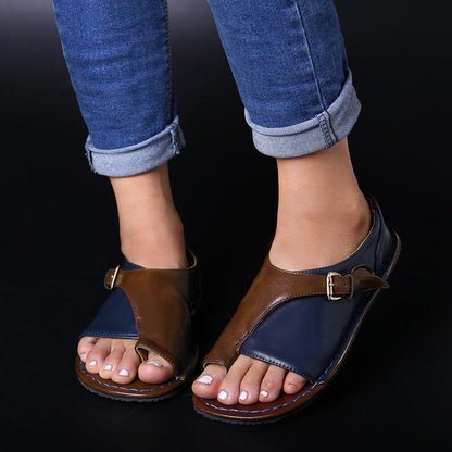 Sandales Cuir Femmes Plates