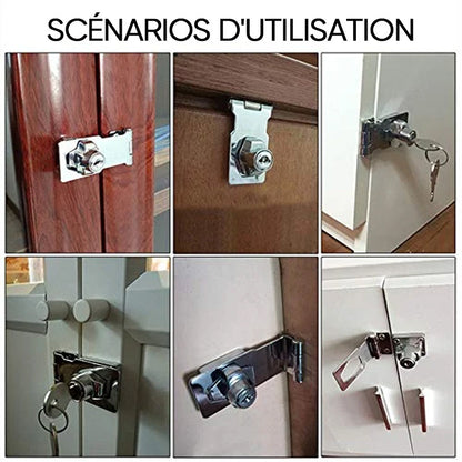 Serrures de tiroirs sans poinçonnage
