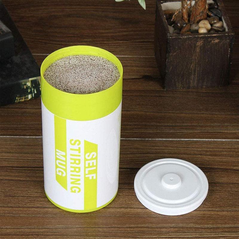 Tasse à Mélanger Automatique en Acier Inoxydable