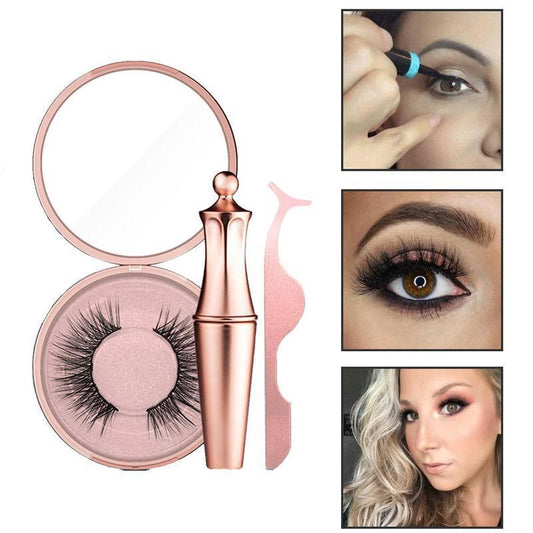 Eye-Liner et Faux Cils Magnétiques Imperméables
