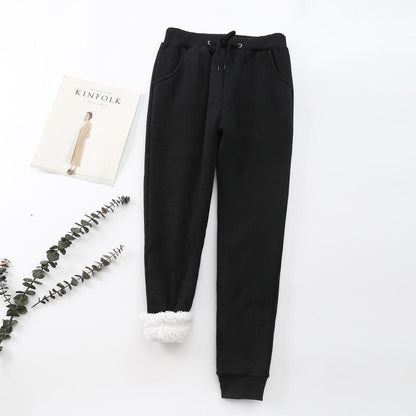 Pantalon de Survêtement Chaud en Cachemire D'hiver