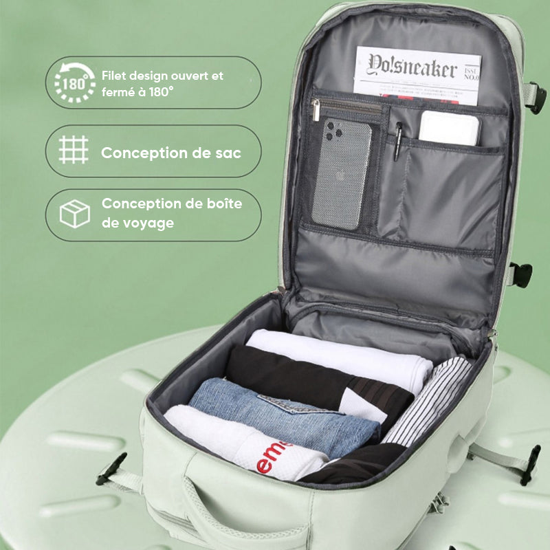 Grand sac à dos de randonnée imperméable pour femmes