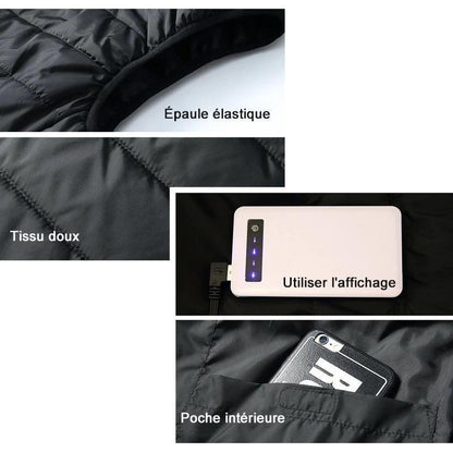 Hommes Chauffé Gilet Isolé Veste