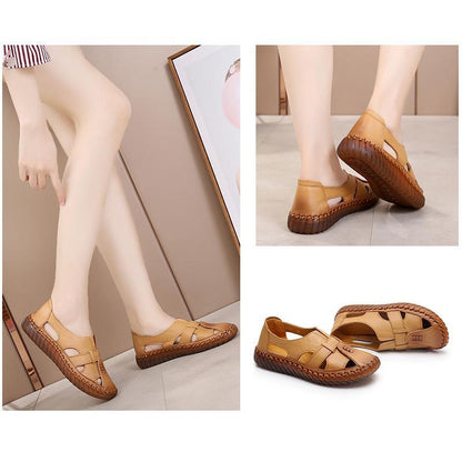 Sandales en cuir faites main