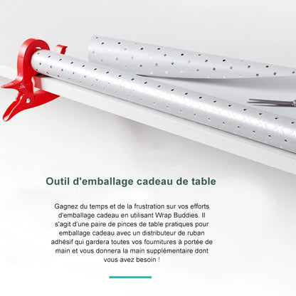 🌲Ensemble d'outils d'emballage de cadeaux de Noël