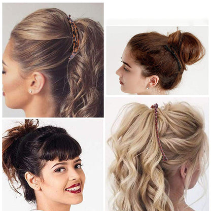 Nouvelle Conception Acétate Banane Motif Poignées de Cheveux